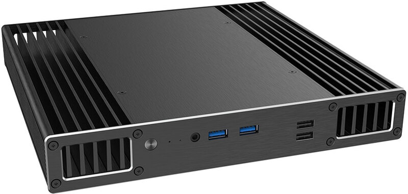 Akasa plato ws fanless case for inte 2 orig - Akasa Plato WS Mini Tower Zwart