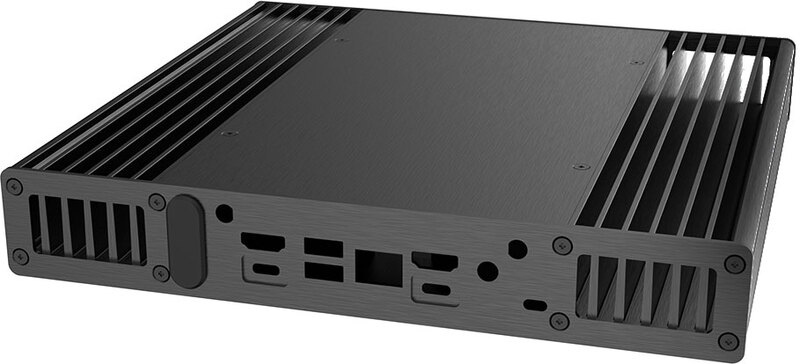 Akasa plato ws fanless case for inte 3 orig - Akasa Plato WS Mini Tower Zwart
