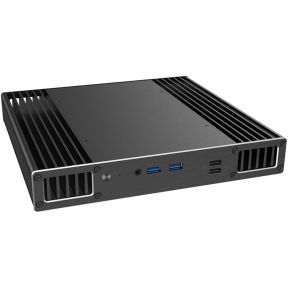 Plato WS Fanless UCFF Mini-PC Case Black - afbeelding 2