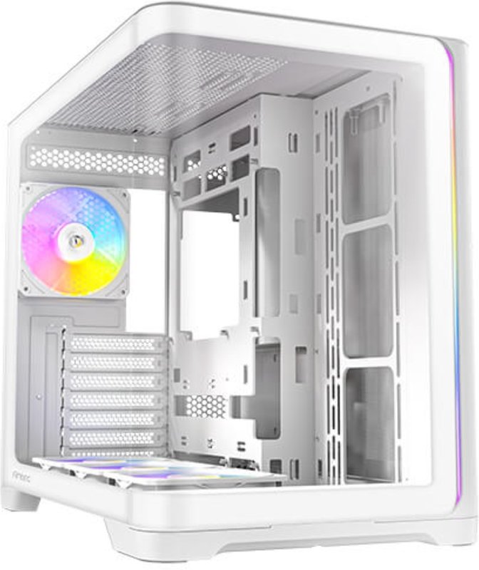 Antec c5 curve midi tower behuizing 17127 - Antec C5 Curve ARGB Behuizing (White)