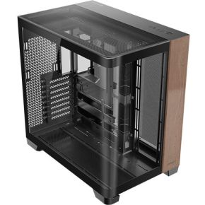 Antec C8 Curve Wood Full Tower Zwart, Transparant, Hout behuizing - afbeelding 2