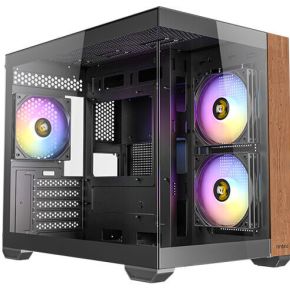 Antec Cx600M Midi Tower Zwart, Hout behuizing - afbeelding 7