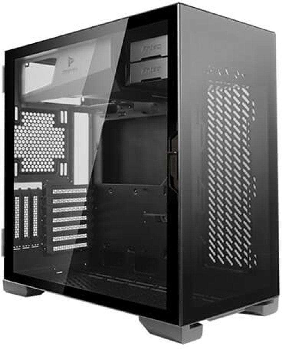 Antec P120 Crystal Midi Tower Zwart behuizing
