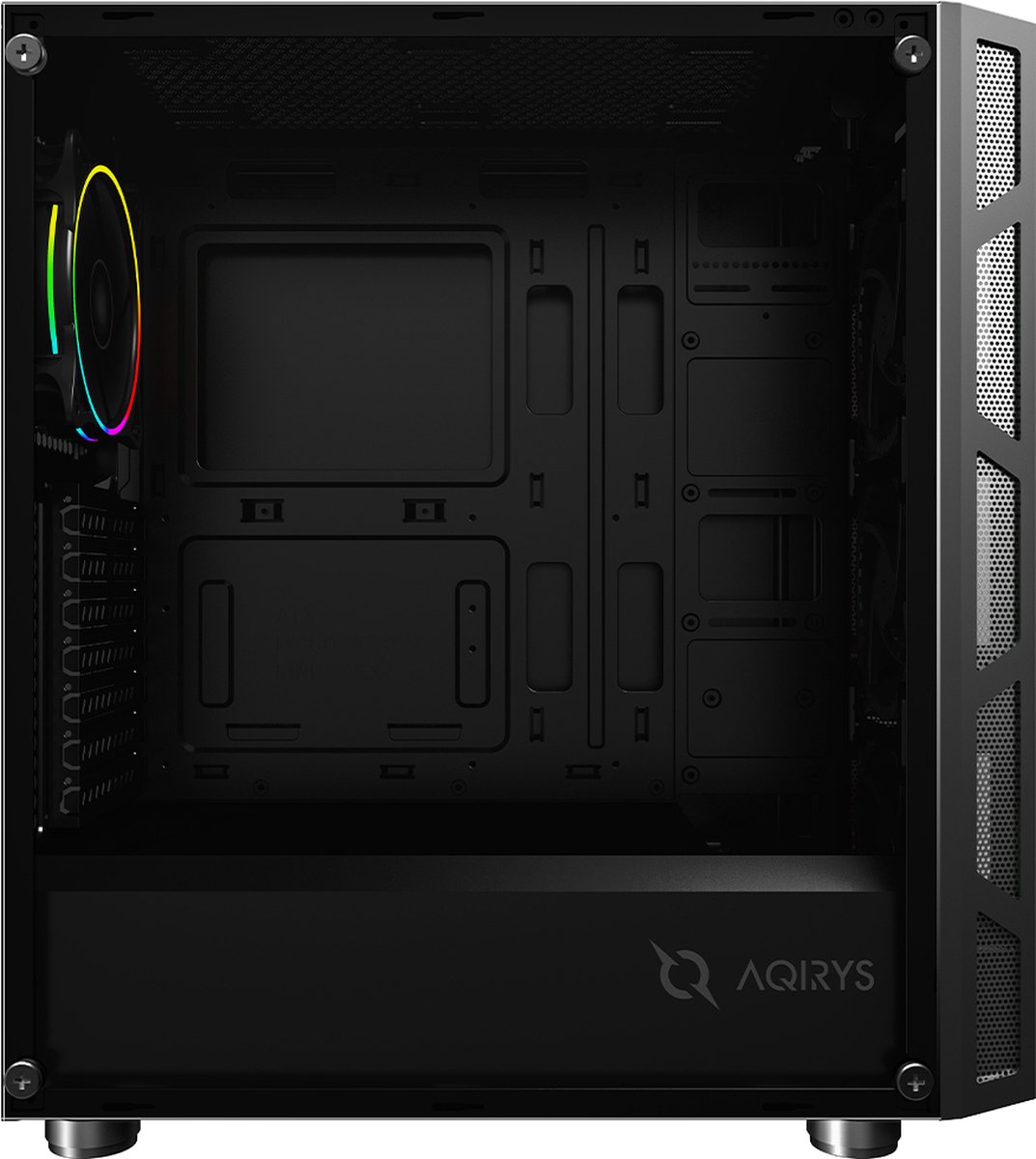 Aqirys Antares Midi Tower Zwart behuizing - afbeelding 3