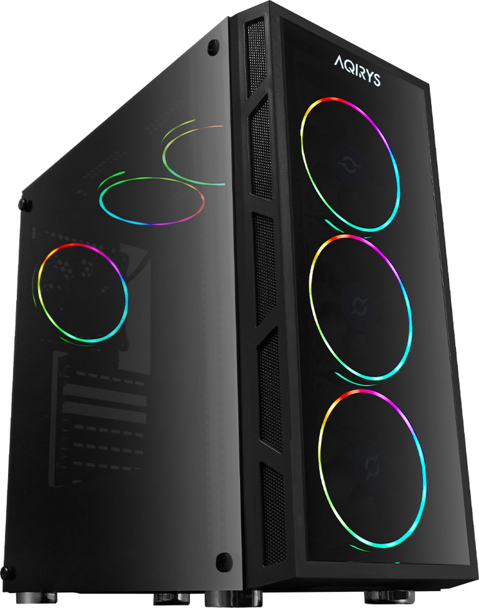 Aqirys Antares Midi Tower Zwart behuizing - afbeelding 6