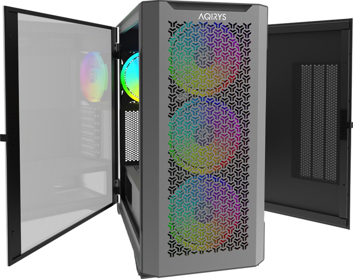 Aqirys Aquilla - Elegante Gaming-Behuizing - Gaming-Setup - Midi Tower - Pc - afbeelding 6