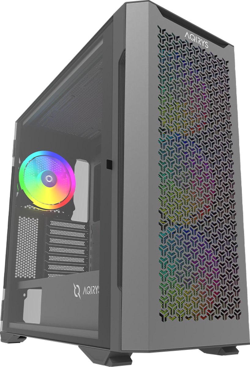 Aqirys Aquilla - Elegante Gaming-Behuizing - Gaming-Setup - Midi Tower - Pc - afbeelding 9