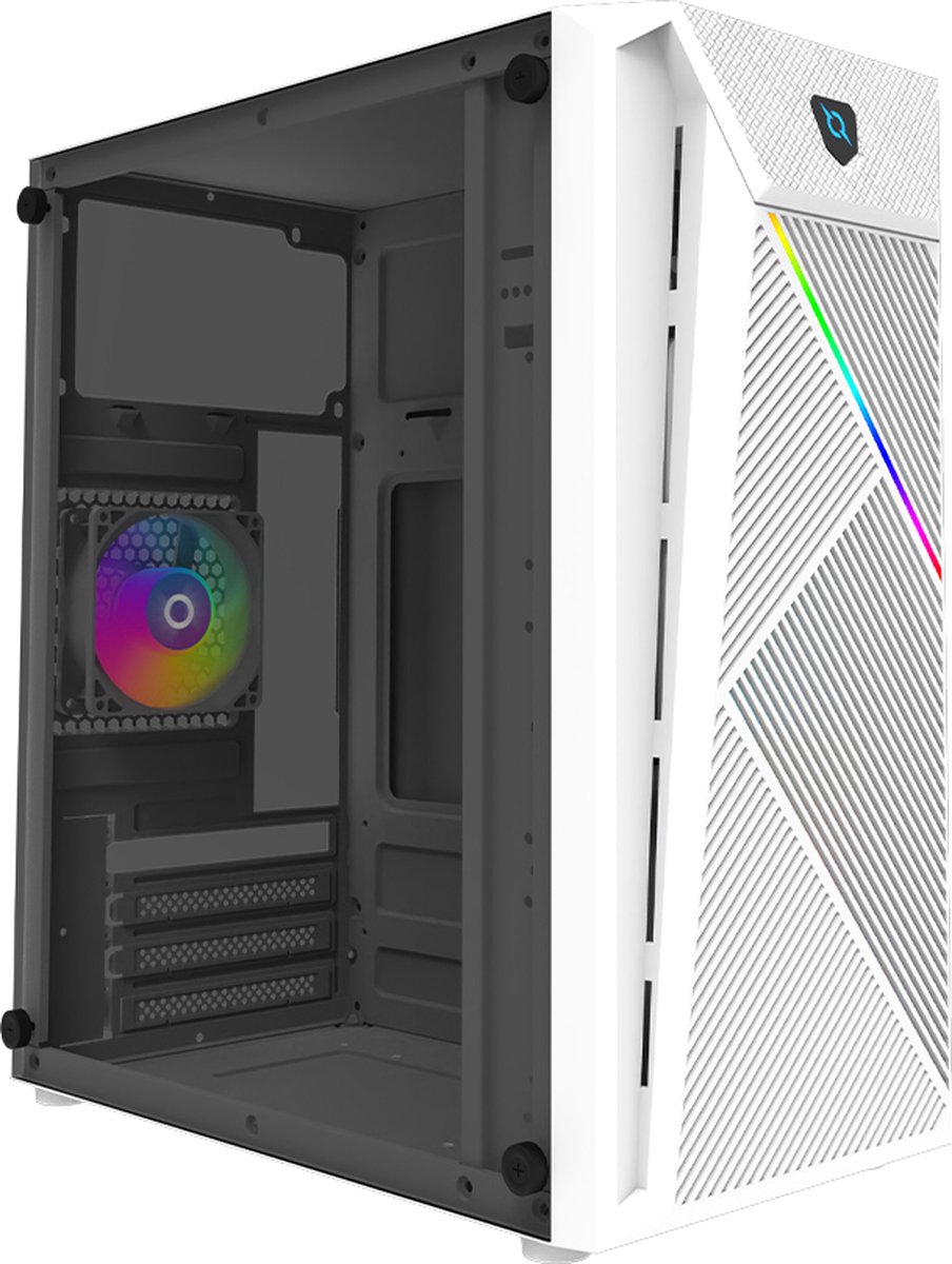 Aqirys Bellatrix Pro Mini Tower Wit behuizing - afbeelding 3