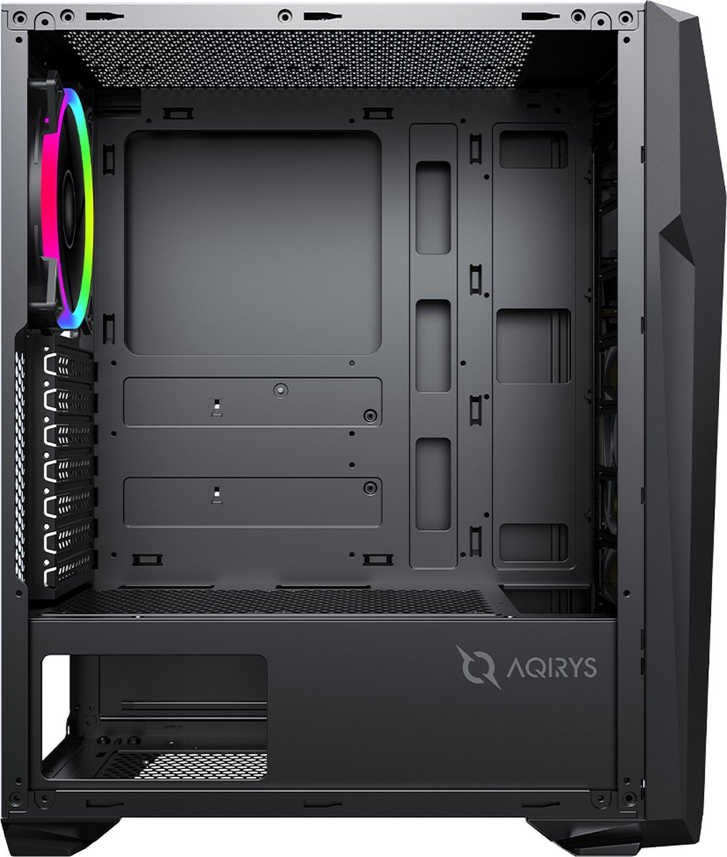 Aqirys Canopus Midi Tower Zwart behuizing - afbeelding 3
