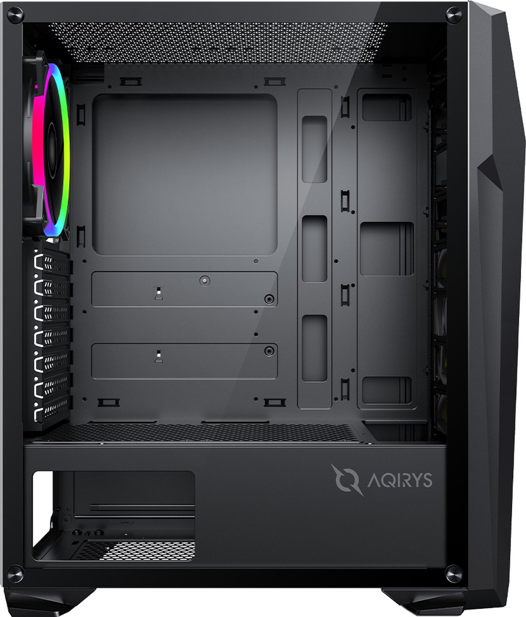 Aqirys Canopus Midi Tower Zwart behuizing - afbeelding 5