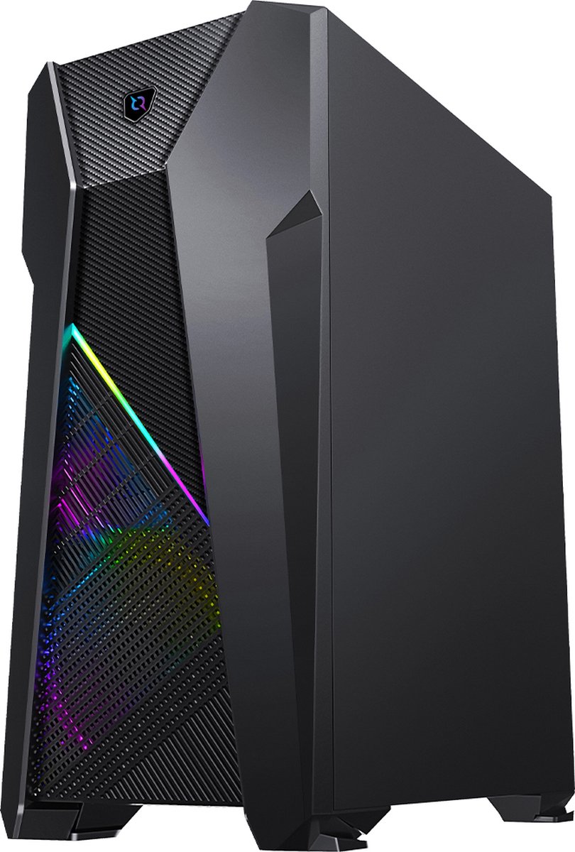 Aqirys Canopus Midi Tower Zwart behuizing - afbeelding 6
