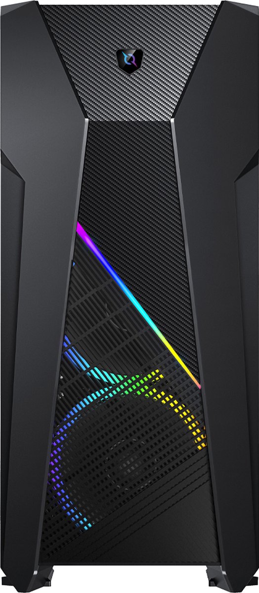 Aqirys Canopus Midi Tower Zwart behuizing - afbeelding 7