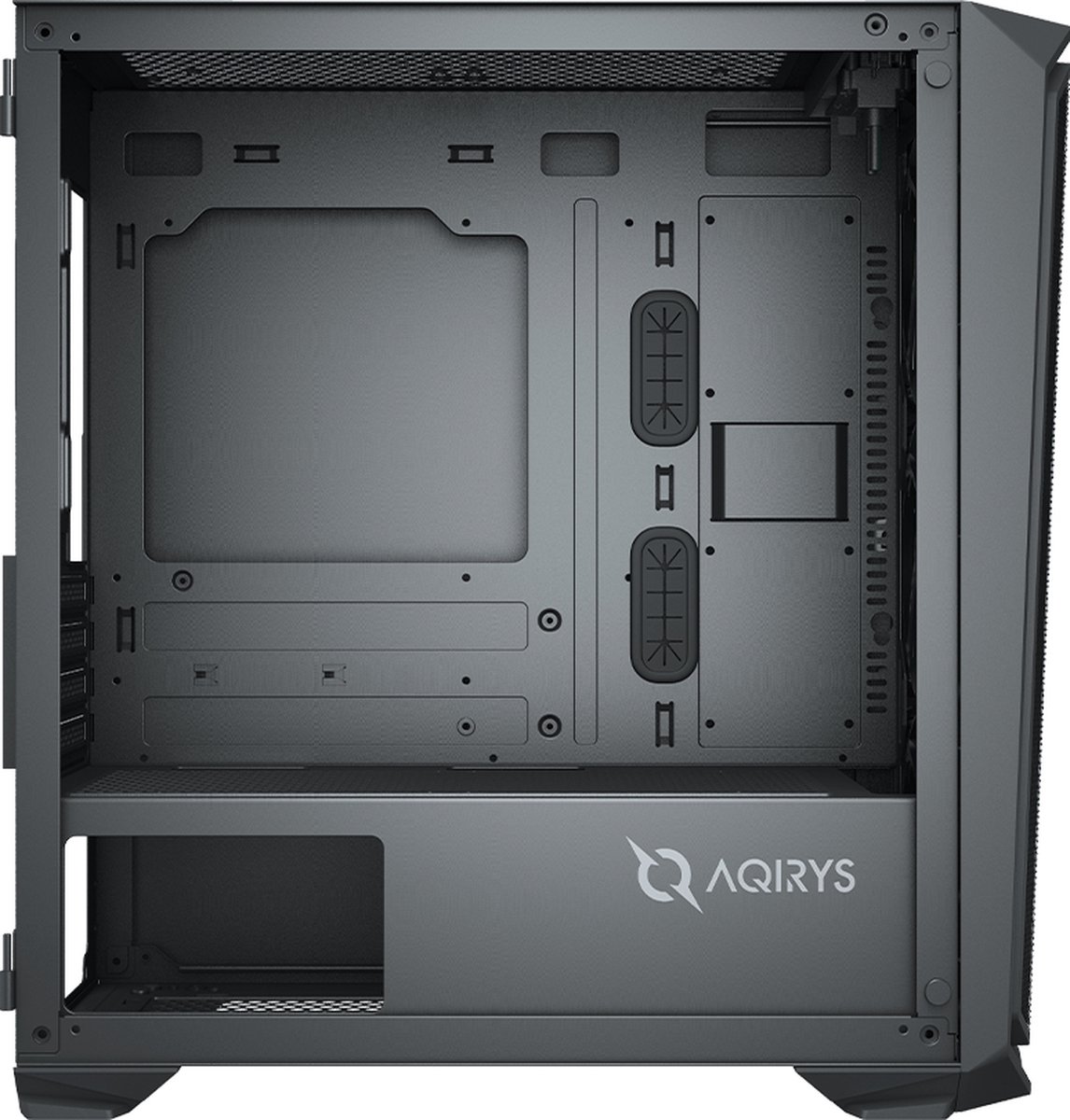 Aqirys Wezen Midi Tower Zwart behuizing - afbeelding 4