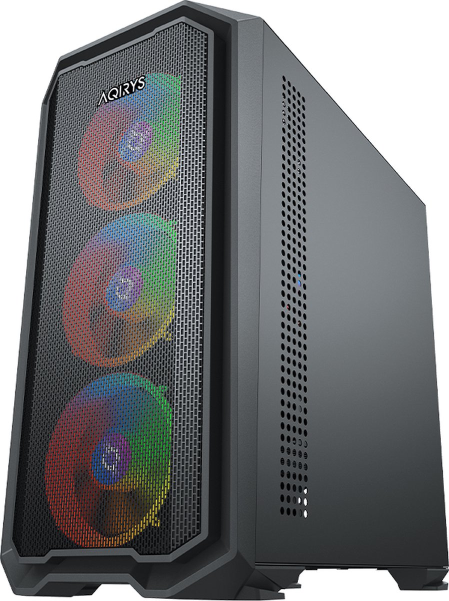 Aqirys Wezen Midi Tower Zwart behuizing - afbeelding 5
