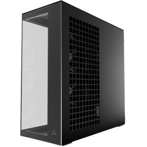 Arctic xtender black clear glass zwar 8 orig - ARCTIC Xtender Black Clear Glass E-ATX Behuizing