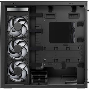 Arctic Xtender Black (Mirror Glass) Midi Tower Zwart behuizing - afbeelding 5