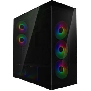 Arctic Xtender Black (Tinted Glass) Midi Tower Zwart behuizing