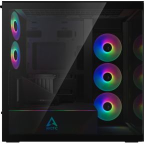Arctic Xtender Vg Black (Mirror Glass) Midi Tower Zwart behuizing - afbeelding 2