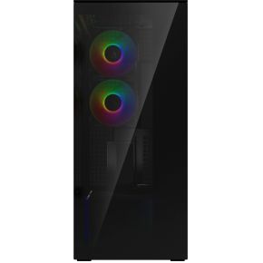 Arctic Xtender Vg Black (Tinted Glass) Midi Tower Zwart behuizing - afbeelding 3