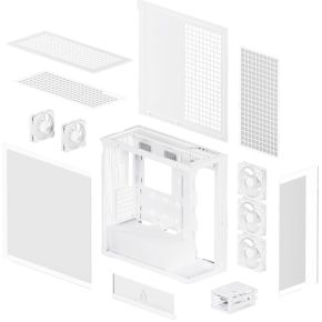 Arctic Xtender White (Clear Glass) Midi Tower Wit behuizing - afbeelding 8