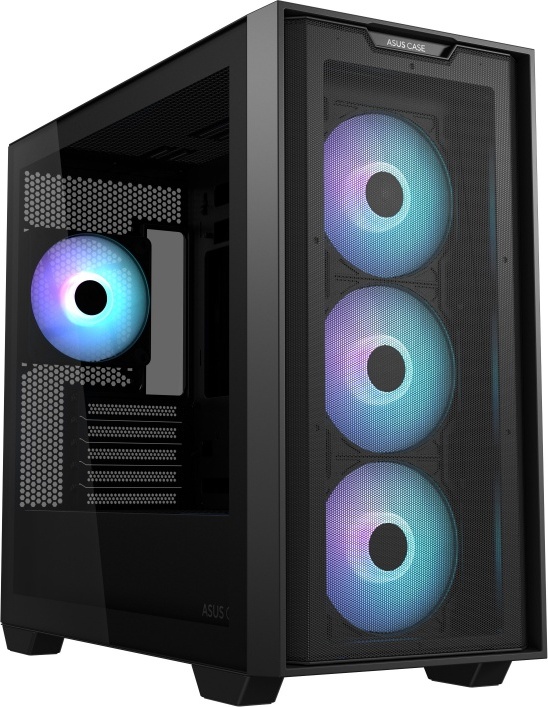 Asus a21 plus mini tower behuizing 2 orig - ASUS A21 PLUS Behuizing (Black)