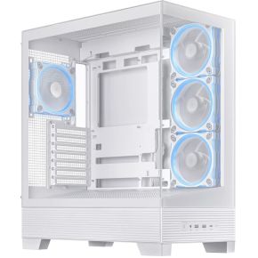 Asus A31 Plus Tg Argb White - Pc Behuizing - Medi Tower - Atx - Micro-Atx - - afbeelding 2