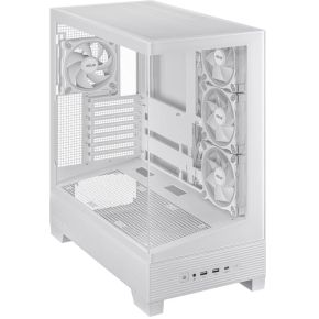 Asus A31 Plus Tg Argb White - Pc Behuizing - Medi Tower - Atx - Micro-Atx - - afbeelding 3