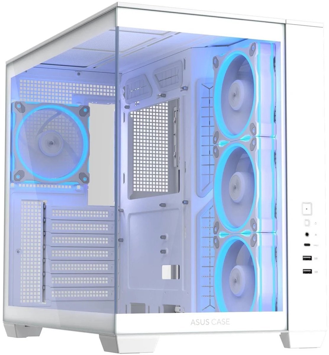 A32 PLUS ARGB Mid Tower Case - White - afbeelding 9