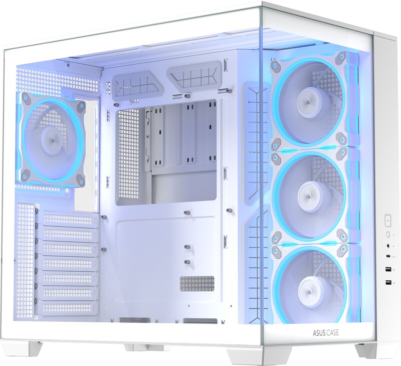 Asus a32 plus midi tower behuizing 1180145 2 orig - ASUS A32 PLUS ARGB Mid Tower Case - White