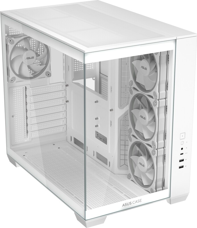 Asus a32 plus midi tower behuizing 1180145 3 orig - ASUS A32 PLUS ARGB Mid Tower Case - White