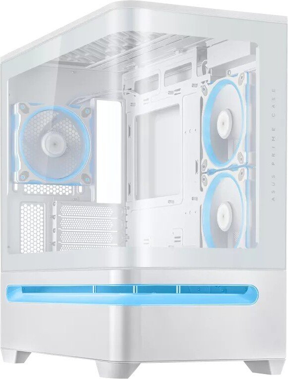 Asus prime ap202 midi tower behuizi 116 - ASUS PRIME AP202 TG ARGB WHITE Behuizing