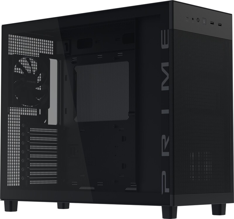 Asus prime ap303 tempered glass pan 398702 2 orig - ASUS PRIME AP303 TG Black Behuizing (Black)