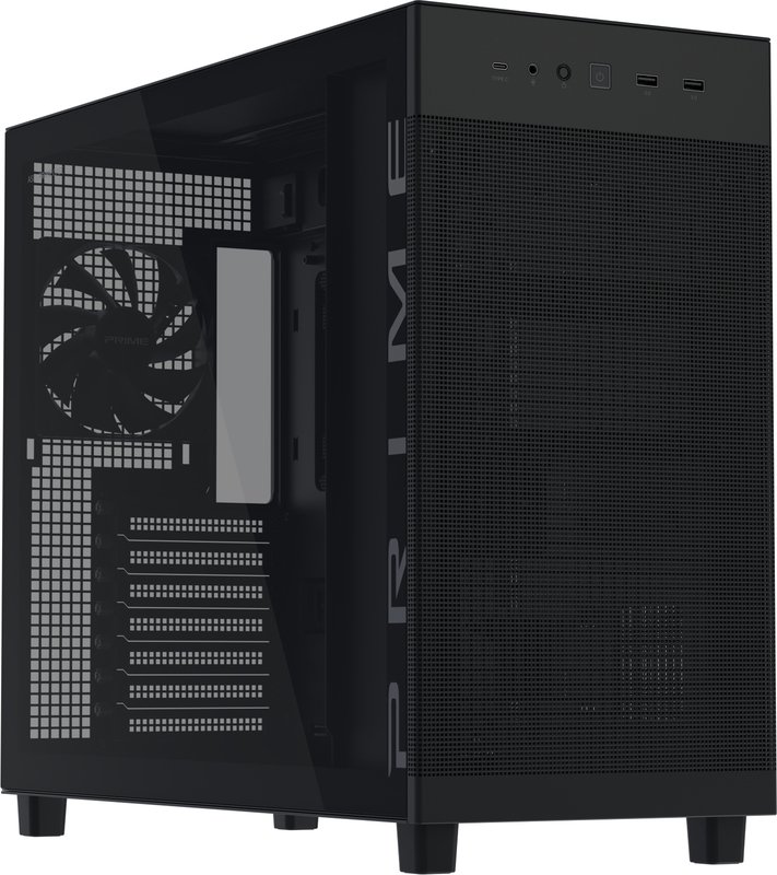 ASUS ASUS Prime AP303 - Tempered Glass Panel midi tower behuizing