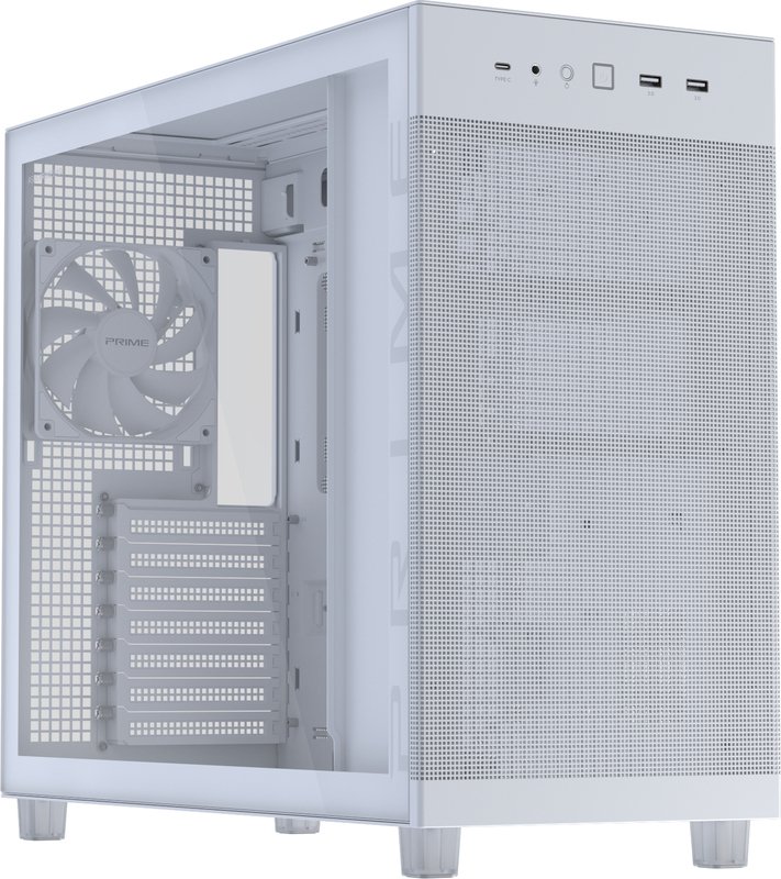ASUS ASUS Prime AP303 - Tempered Glass Panel midi tower behuizing