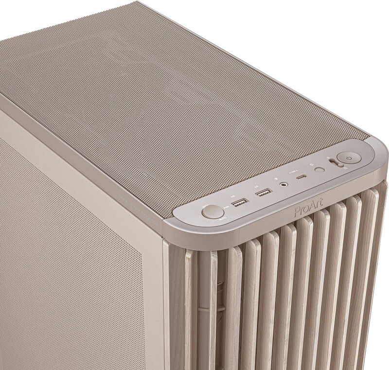 Asus proart pa401 wood mesh panel m 2 orig - ASUS Proart PA401 Wood Mesh PWM Beige Behuizing