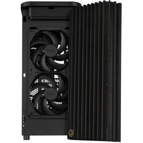 Asus Proart Pa401 Wood Metal Pwm Black- Pc-Behuizing - Midtowermodel - Atx - - afbeelding 6