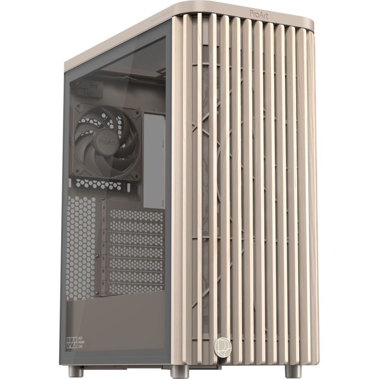 ASUS ASUS ProArt PA401 Wood Edition - Tempered Glass Panel midi tower behuizing