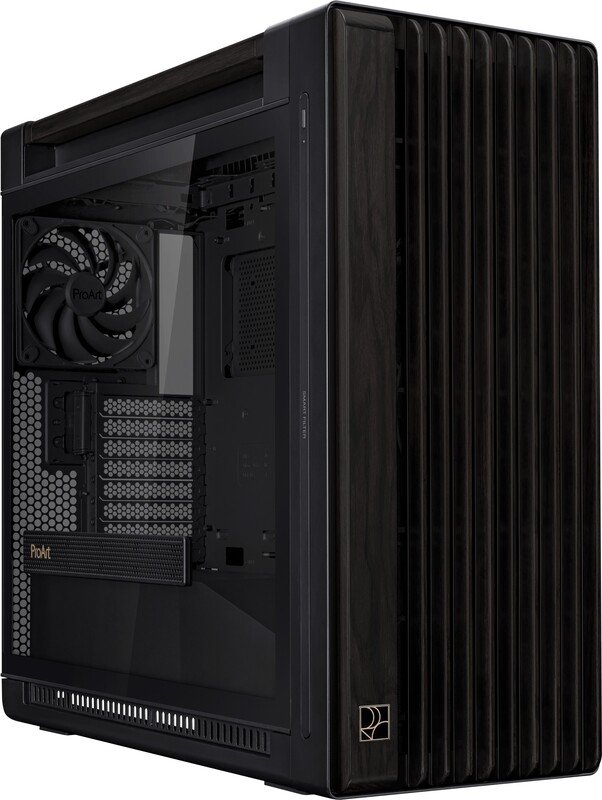 Asus proart pa602 wood tempered gla 16047 - ASUS ProArt PA602 Wood Edition - Tempered Glass Panel Behuizing