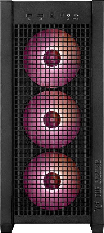 Asus tuf gt302 midi tower behuizing 16001 2 orig - ASUS TUF Gaming GT302 ARGB Behuizing (Black)