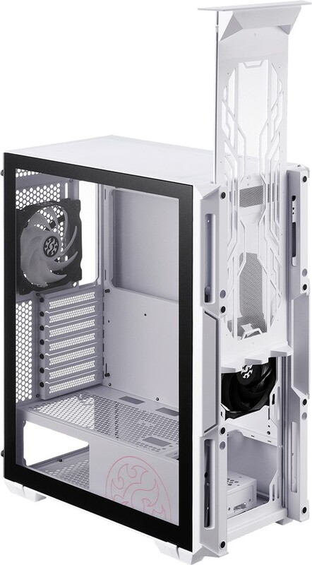 Atx semi toren doos xpg starkerair 3 orig - XPG STARKER AIR Tower Behuizing (White)