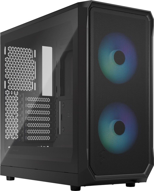 Atx semi tower box fractal focus 2 - Fractal Design Focus 2 RGB Black TG Clear Tint Behuizing