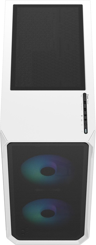 Atx semi tower box fractal focus w 3 orig - Fractal Design Focus 2 RGB White TG Clear Tint Behuizing