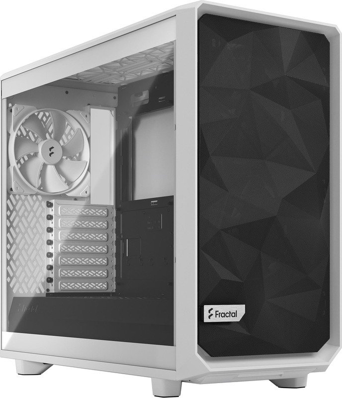 Atx semi tower box fractal meshify 856706 - Fractal Design Meshify 2 Lite White TG Clear Behuizing