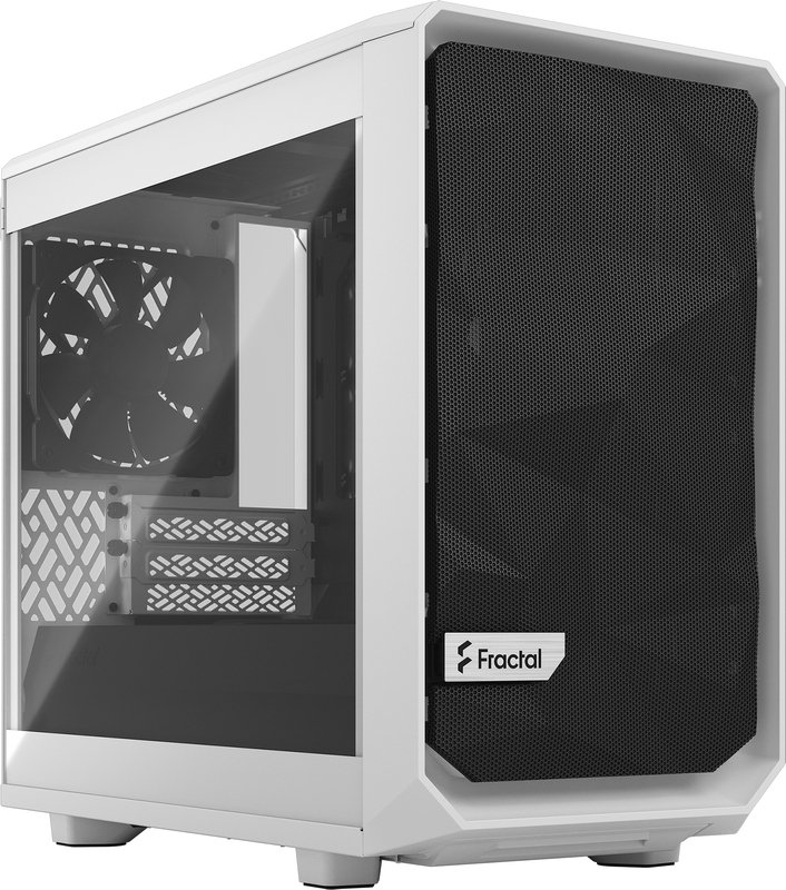 Atx semi tower box fractal meshify 857622 - Fractal Design Meshify 2 Nano White TG Clear Tint Behuizing