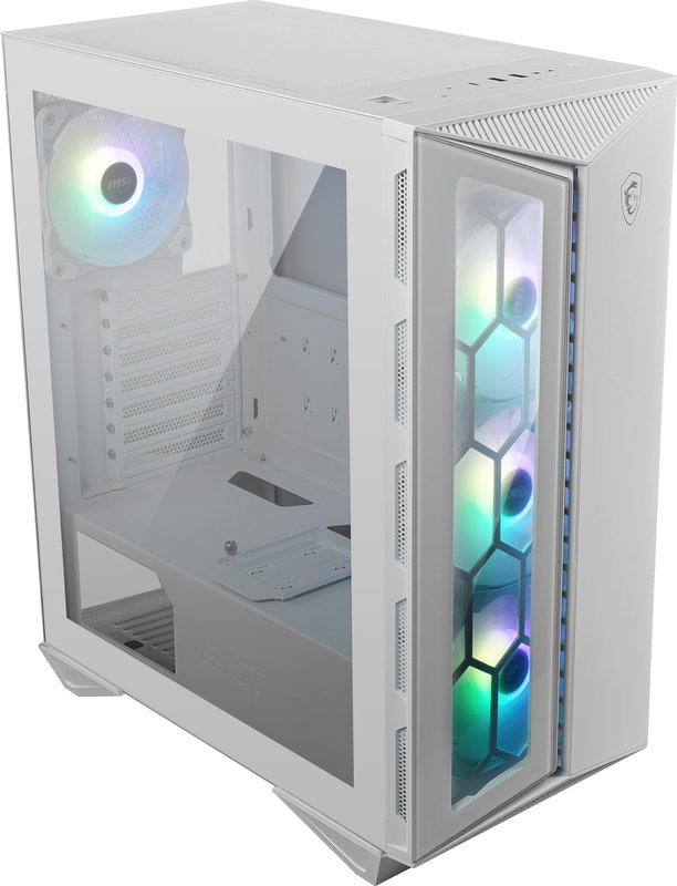 Atx semi tower box msi cas white - MSI MPG GUNGNIR 110R WHITE Behuizing