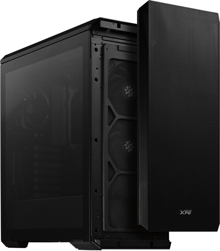 Atx semi tower box xpg defender bl 4 orig - XPG DEFENDER Tower Behuizing (Black)