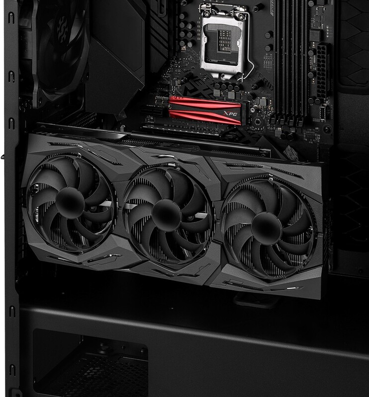 Atx semi tower box xpg defender bl 5 orig - XPG DEFENDER Tower Behuizing (Black)