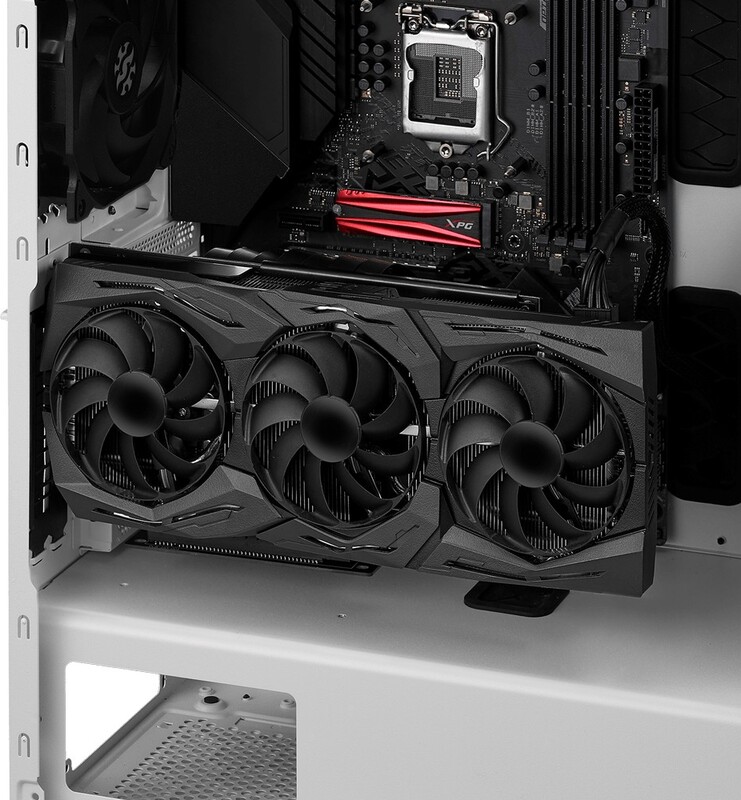 Atx semi tower box xpg defender wh 4 orig - XPG DEFENDER Mid-Tower Chassis (White) Behuizing