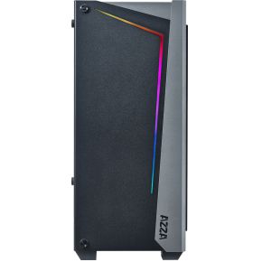 Azza Apollo 430 Midi Tower Zwart, Transparant behuizing - afbeelding 3