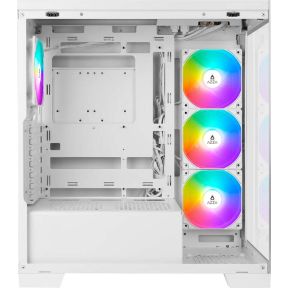 Cove Mid Tower ATX Case White - afbeelding 3
